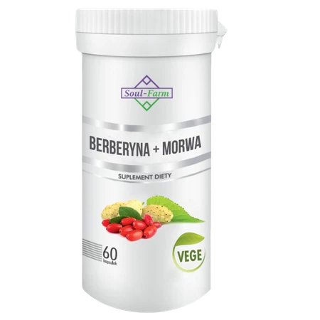 Soul Farm Premium Berberyna + Morwa 60 kaps.