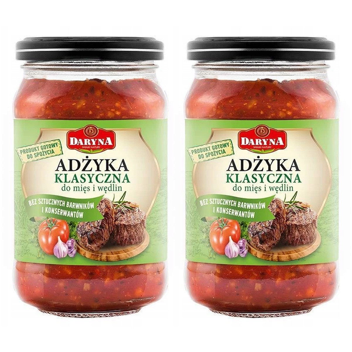 Zestaw 2x Pasta Adżyka klasyczna do mięs i wędlin 212 g - Nabea.pl