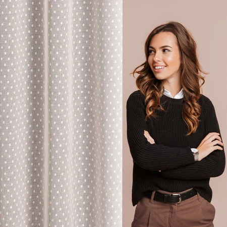 ZASŁONA GOTOWA HANIA 140 X 250 CM RÓŻOWY