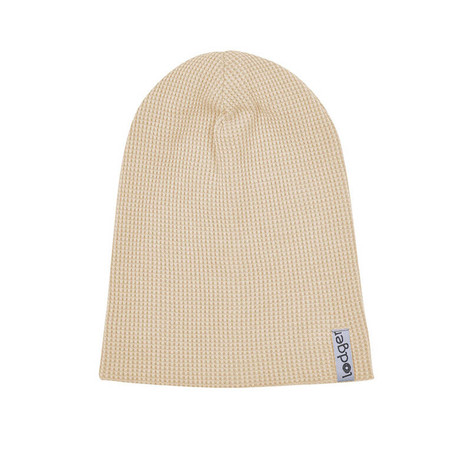 Lodger Czapeczka bawełniana beżowa Ciumbelle Ivory 6-12 m