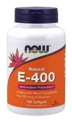 Witamina E 400 IU + Selen 100 mcg (100 kaps.)