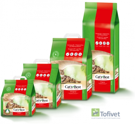 CAT'S BEST Original Żwirek drewniany 40l