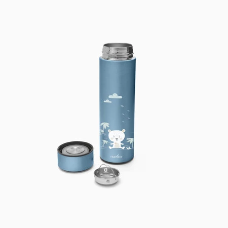 Nuvita, Termos z czujnikiem temperatury, Niebieski, 500 ml