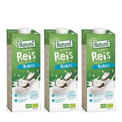 Zestaw: 3x Natumi − Napój ryżowo-kokosowy bezgl. − 1000 ml