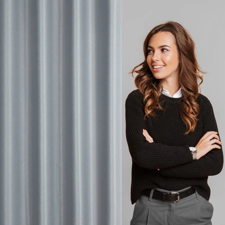 ZASŁONA GOTOWA SELINA 140 X 250 CM SZARY