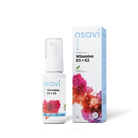 Osavi Witamina D3 + K2 spray 25 ml smak miętowy