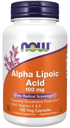 NOW FOODS Alpha Lipoic Acid 100 mg (120 kaps.)