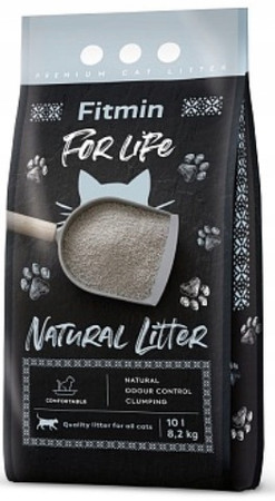 Fitmin For Life natural - żwirek bentonitowy dla kota - 10 l / 8,2 kg