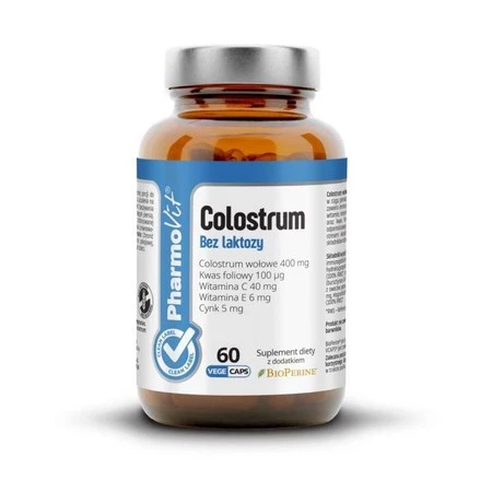 Pharmovit Clean Label Colostrum bez laktozy 60 kaps.