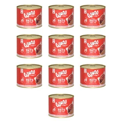 Zestaw 10x WOW CAT Rind Pur - wołowina dla dorosłych kotów (200g)