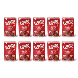 Zestaw 10x WOW CAT Rind Pur - wołowina dla dorosłych kotów (125g)