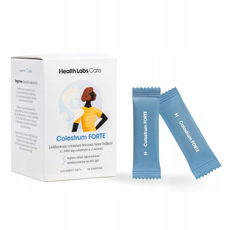 Colostrum FORTE liofilizowane colostrum bovinum suplement diety 30 saszetek