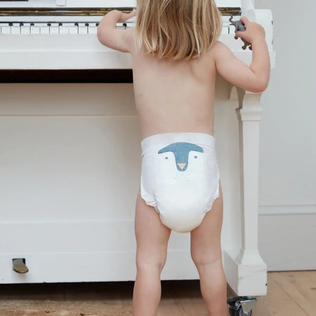 Kit & Kin, Pieluszki Jednorazowe 6 Junior (15 kg+), Piesek/Pingwinek, 24 szt.