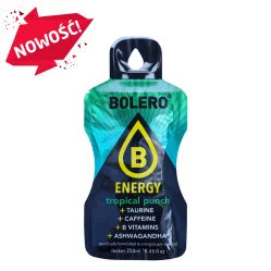 Bolero Energy Tropical Punch 7g napój w proszku ze stewią