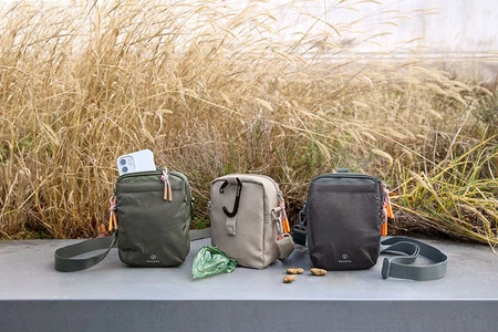 PALOPA Torebka saszetka na smakołyki dla psa Greta dark olive L