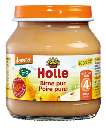 Holle Bio deser przetarta gruszka – 125 g