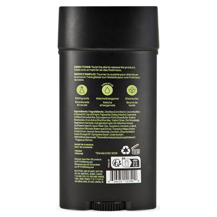 Attitude SUPER LEAVES MEN, Dezodorant w sztyfcie, dla mężczyzn - Matcha i bergamotka, 75 g