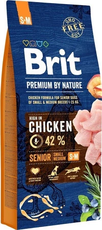 BRIT Premium by Nature Senior S + M 15kg