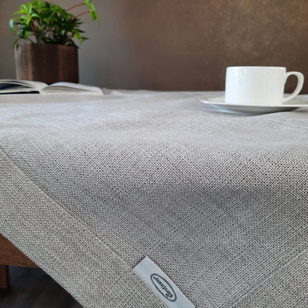 OBRUS STELLA 2 145 X 240 CM SREBRNY