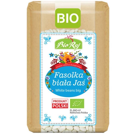 BIO RAJFASOLKA BIAŁA JAŚ BIO (POLSKA) 400 g