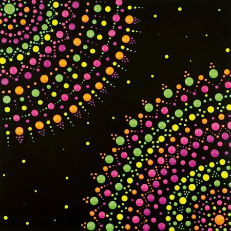 Janod Zestaw kreatywny Malowanie kropkami Dots painting I love creativity 8+