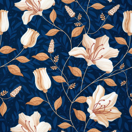 Komplet pościeli satynowej Nika 48, 160 x 200 cm, Granatowy