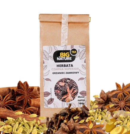 Big Nature Herbata czarna superior grzaniec zamkow