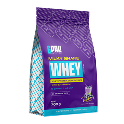 6PAK MILKY SHAKE WHEY   700g BLUEBERRY