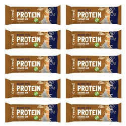 Zestaw 10x Baton proteinowy - Brownie Cerea BIO, 45g