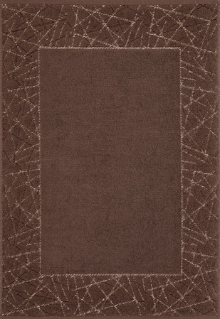 DYWANIK ŁAZIENKOWY NIKA (04) 50 X 70 CM BRĄZOWY