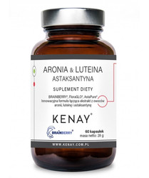 KENAY Aronia & Luteina Astaksantyna na wsparcie wzroku 60 kaps.