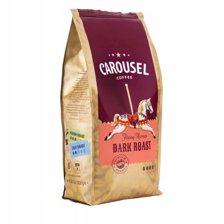 Carousel kawa ziarnista Flying Horses Dark 1kg