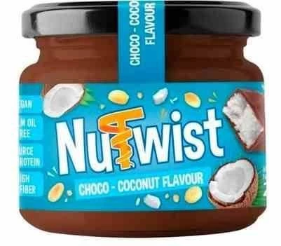 Nutwist - Krem orzechowy o smaku batonika czekoladowo-kokosowego z wiórkami kokosowymi 250g