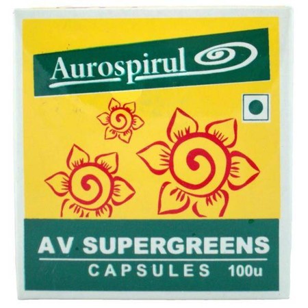 Aurospirul Av Supergreens 100 Kapsułek Odtruwa