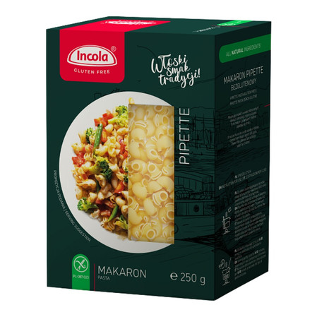 Makaron pipette bezglutenowy 250g