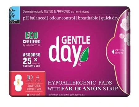 Gentle Day, podpaski z paskiem anionowym na dzień, 10 szt.