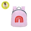 Lassig Plecak do przedszkola dla przedszkolaka sztruks Little Gang Rainbow lilac