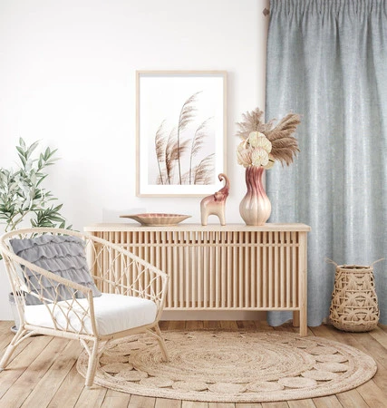 ZASŁONA GOTOWA BLANKA NA TAŚMIE 140 X 280 CM SREBRNY