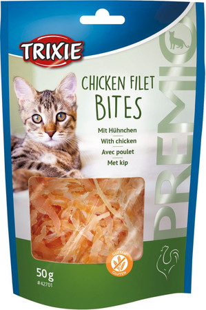 TRIXIE Premio Chicken Fillet Bites Fileciki z kurczaka dla kota 50g