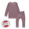 Lodger dwuczęściowa piżamka bawełniana wrzosowa Ciumbelle Rose r. 74