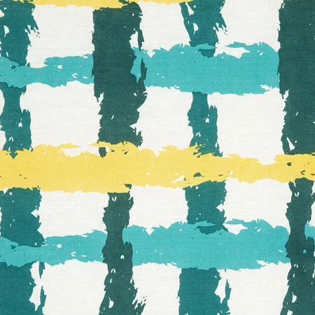 Pościel bawełniana D91 Ida 01 220 x 200 cm, Turkusowy