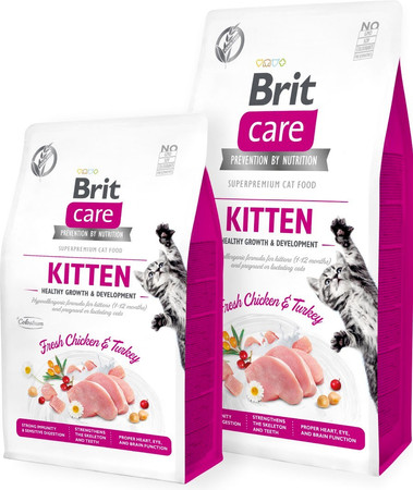 BRIT CARE Cat GF KITTEN Healthy Growth 2kg