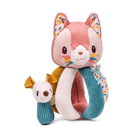 Lilliputiens Grzechotka z uchwytami Kotka Jeanne 6 m+