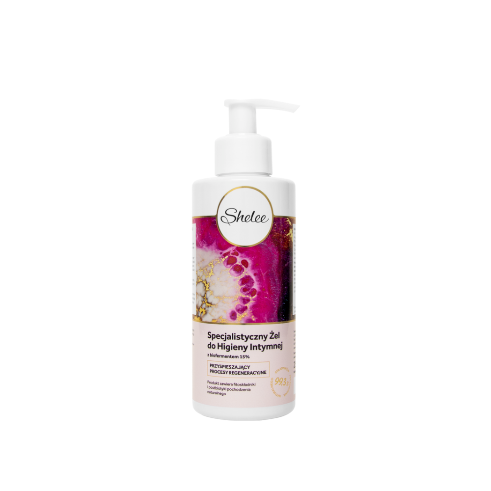 Shelee - Specjalistyczny Żel do higieny intymnej z biofermentem regeneracyjna 250ml