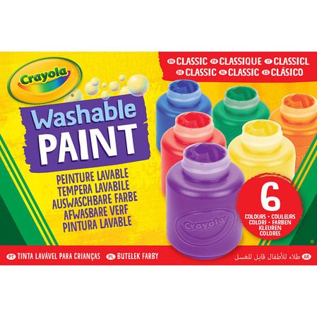 Crayola Farby akwarelowe w tubkach akwarele dla dzieci 6 kolorów