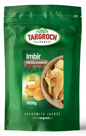 TARGROCH IMBIR KANDYZOWANY PŁATEK 1000g