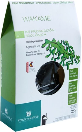 Porto Muinos Algi morskie suszone Wakame BIO 25 g