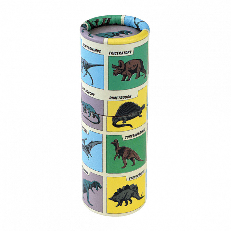Drewniane kredki 12 szt., Dinozaury, Rex London - Nabea.pl