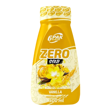 6PAK SYRUP ZERO 500ml smak VANILLA