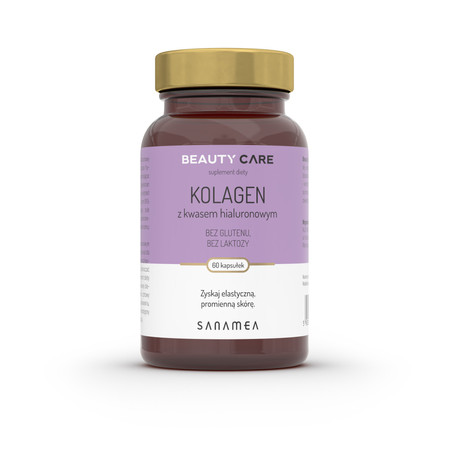 Sanamea Beauty Care Kolagen z kwasem hialuronowym 60 kaps.